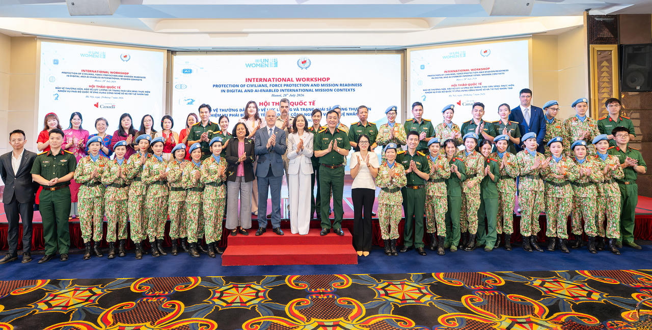 Việt Nam tăng cường năng lực g&igrave;n giữ h&ograve;a b&igrave;nh, lấy con người l&agrave;m trung t&acirc;m trong kỷ nguy&ecirc;n AI