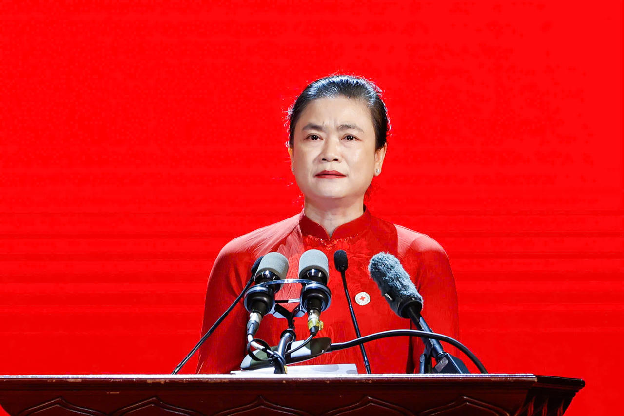 B&agrave; Đỗ Thị Thu Thảo t&aacute;i đắc cử chức Chủ tịch Trung ương Hội Chữ thập đỏ Việt Nam kh&oacute;a XII, nhiệm kỳ 2026-2031.