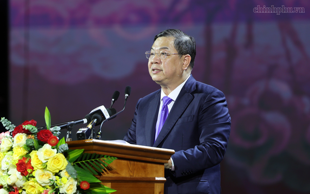 Ph&oacute; Thủ tướng Thường trực Phạm Gia T&uacute;c ph&aacute;t biểu tại Lễ kỷ niệm.  (Ảnh: VGP/Phương Nguy&ecirc;n)