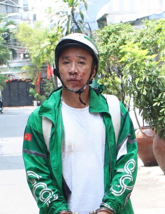 Đối tượng Nguyễn Huy Ho&agrave;ng. (Ảnh: C&ocirc;ng an cung cấp)