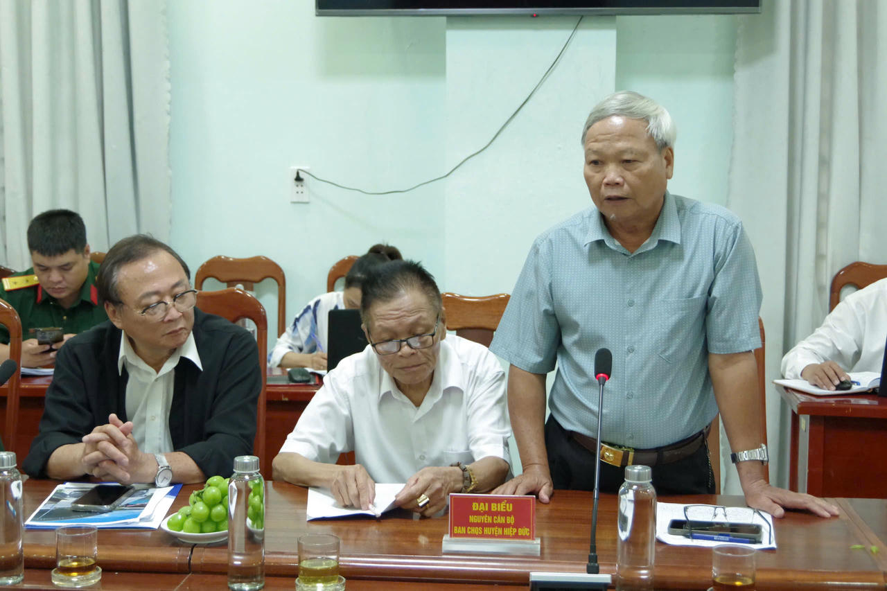 C&aacute;c nh&acirc;n chứng, cựu c&aacute;n bộ qu&acirc;n sự v&agrave; c&aacute;n bộ địa phương từng c&ocirc;ng t&aacute;c tại Hiệp Đức qua c&aacute;c thời kỳ cung cấp, đối chiếu nhiều th&ocirc;ng tin li&ecirc;n quan.