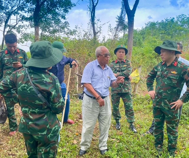 C&oacute; nguồn tin cho rằng c&aacute;c liệt sĩ sau đ&oacute; được ch&ocirc;n cất tập thể tại một r&atilde;nh d&agrave;i khoảng 60m ở khu vực Cồn Ti&ecirc;n. (Ảnh: X&atilde; Cồn Ti&ecirc;n cung cấp)