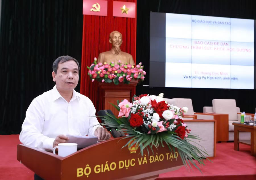 &Ocirc;ng Ho&agrave;ng Đức Minh - Vụ trưởng Vụ Học sinh, sinh vi&ecirc;n (Bộ GD&amp;amp;ĐT). (Ảnh: BTC)
