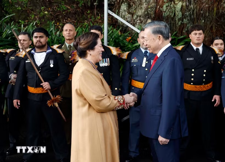 Lễ đ&oacute;n Tổng B&iacute; thư, Chủ tịch nước T&ocirc; L&acirc;m thăm cấp Nh&agrave; nước tới New Zealand- Ảnh 1.