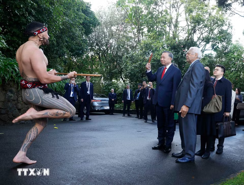 Lễ đ&oacute;n Tổng B&iacute; thư, Chủ tịch nước T&ocirc; L&acirc;m thăm cấp Nh&agrave; nước tới New Zealand- Ảnh 2.