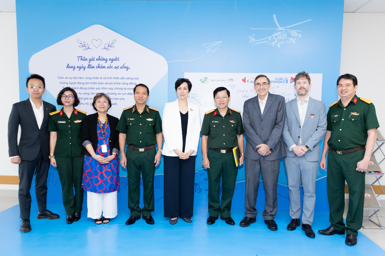 Bệnh viện Qu&acirc;n y 175 v&agrave; UN Women tăng cường sẵn s&agrave;ng bảo đảm y tế lấy con người l&agrave;m trung t&acirc;m