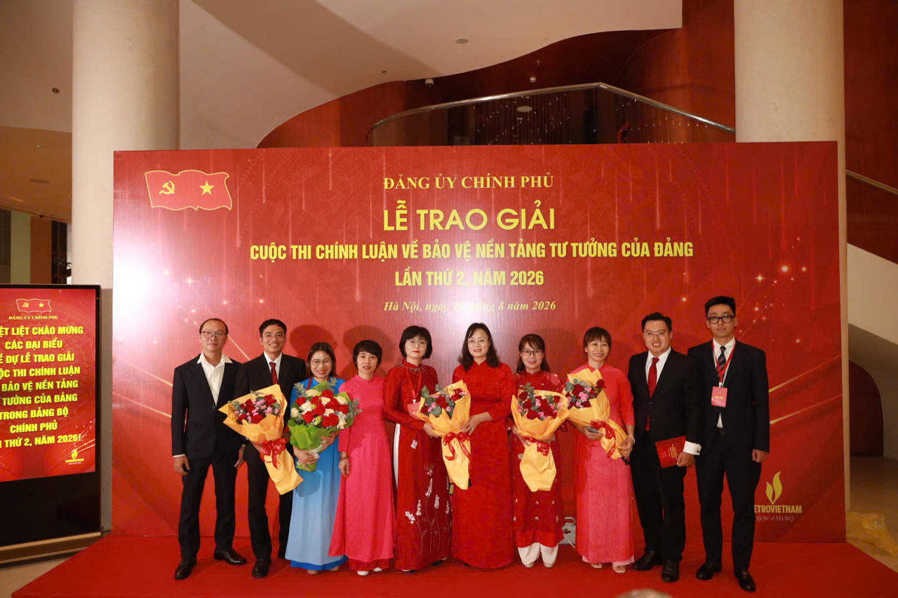 Báo Pháp luật Việt Nam giành 4 giải Cuộc thi chính luận về bảo vệ nền tảng tư tưởng của Đảng trong Đảng bộ Chính phủ