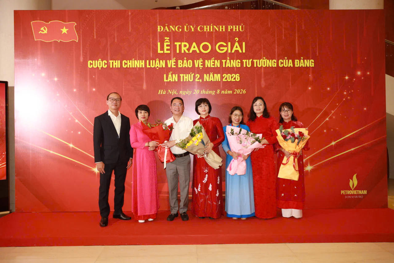 Báo Pháp luật Việt Nam giành 4 giải Cuộc thi chính luận về bảo vệ nền tảng tư tưởng của Đảng trong Đảng bộ Chính phủ