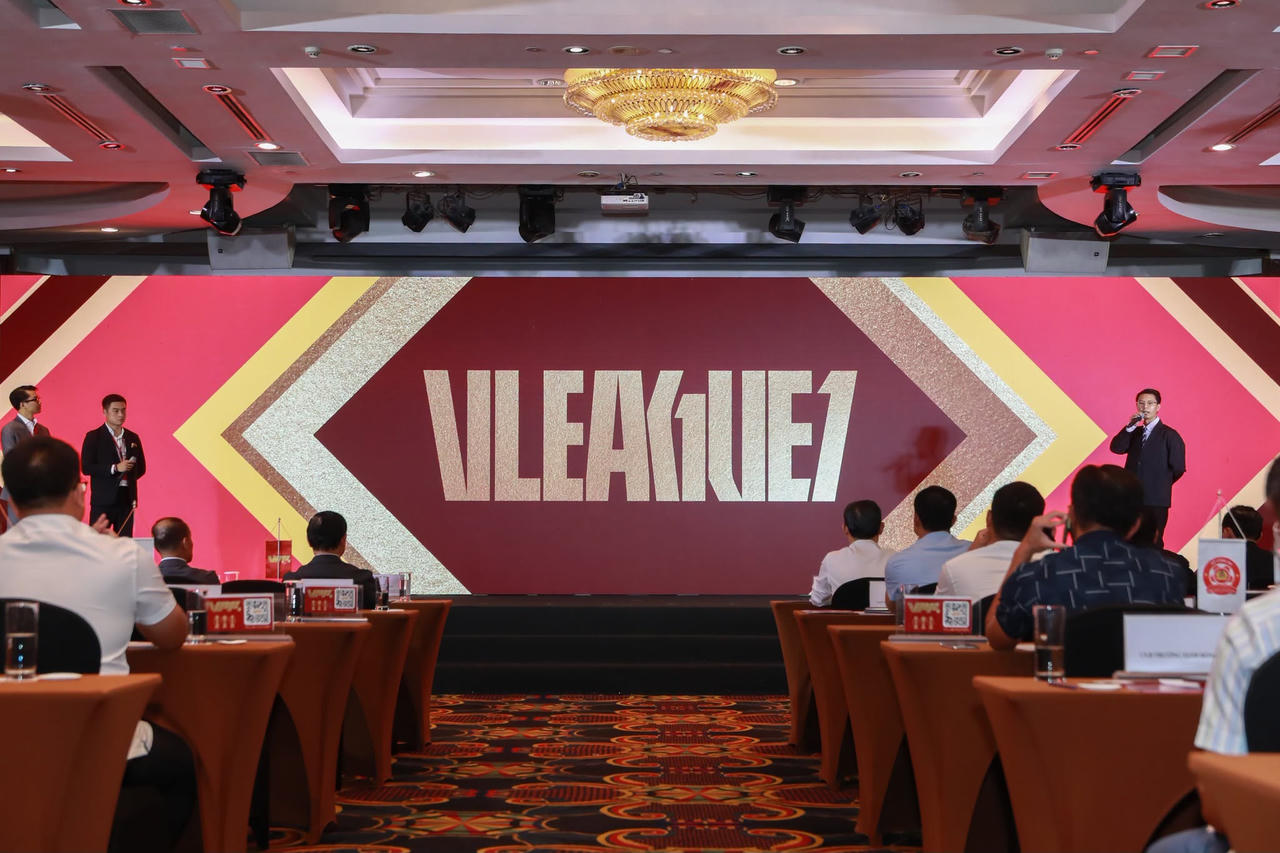Bộ nhận diện thương hiệu mới của V.League (Ảnh VPF)