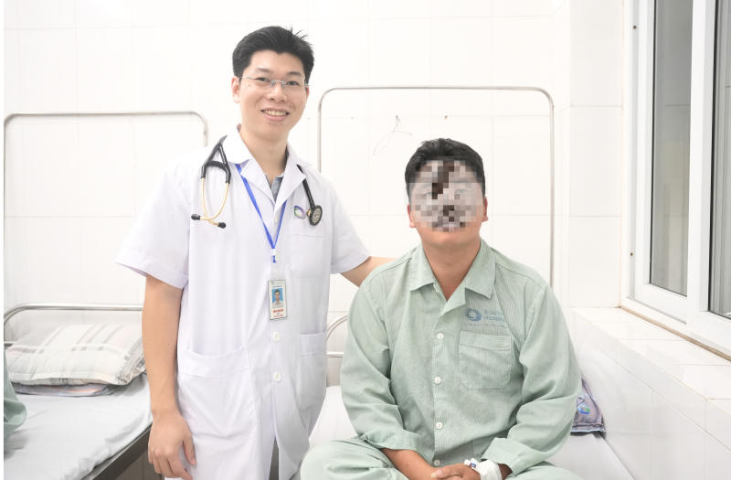 Sau một ng&agrave;y can thiệp, sức khỏe bệnh nh&acirc;n ổn định. (Ảnh: BVCC)