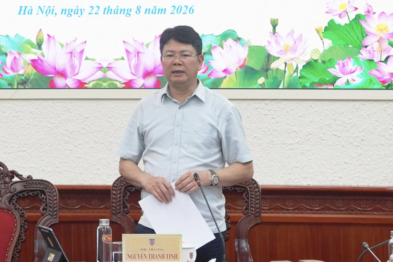 Thứ trưởng Nguyễn Thanh Tịnh ph&aacute;t biểu kết luận.