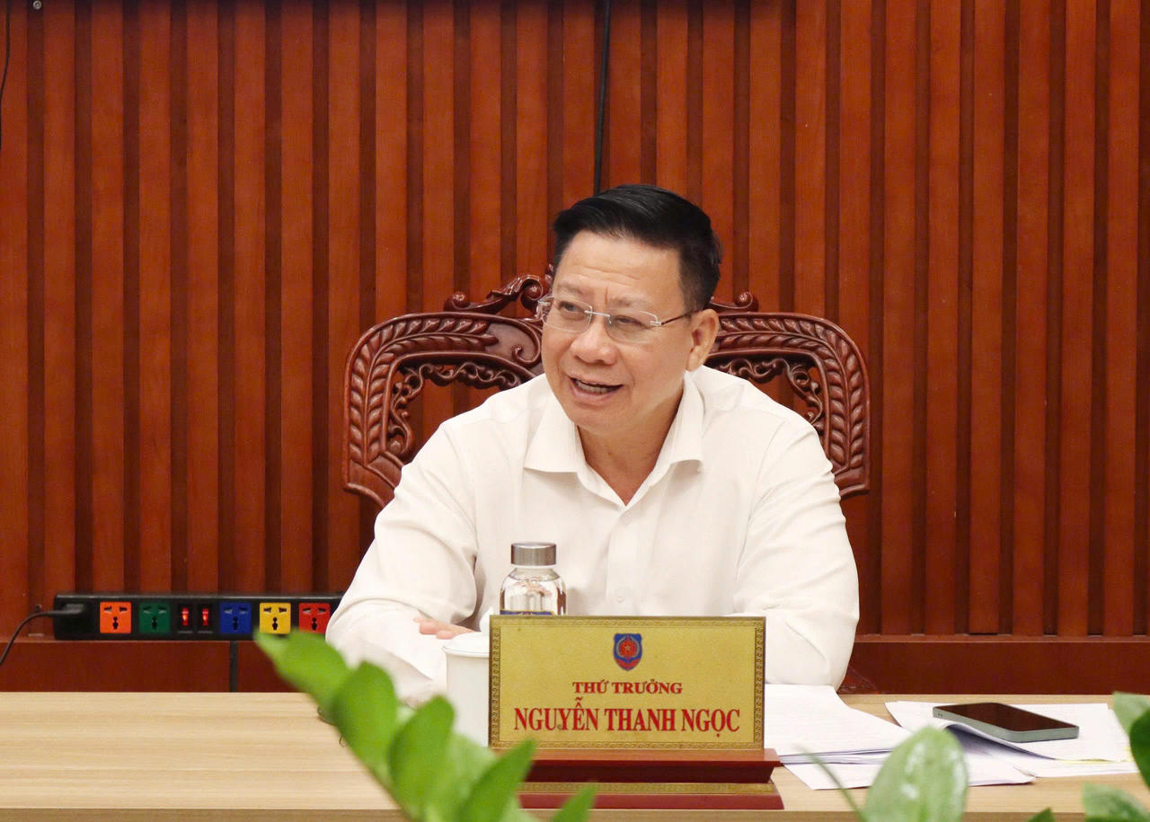 Thứ trưởng Bộ Tư ph&aacute;p Nguyễn Thanh Ngọc.