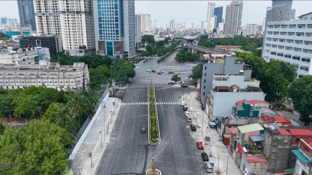 Tuyến đường V&agrave;nh đai 1 H&agrave; Nội được th&ocirc;ng xe kỹ thuật trong dịp n&agrave;y.