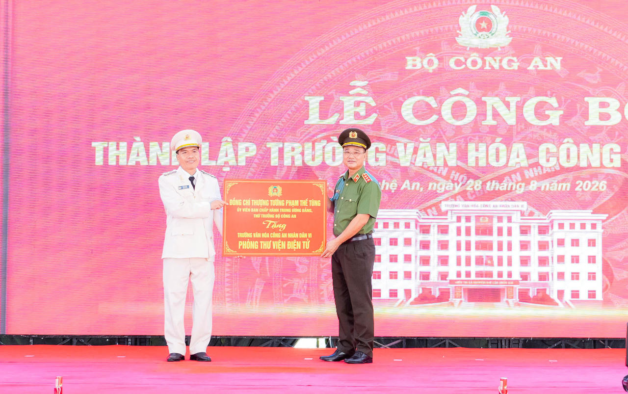 Mô hình Trường Văn hóa Công an nhân dân mở thêm cơ hội học tập cho trẻ em khó khăn