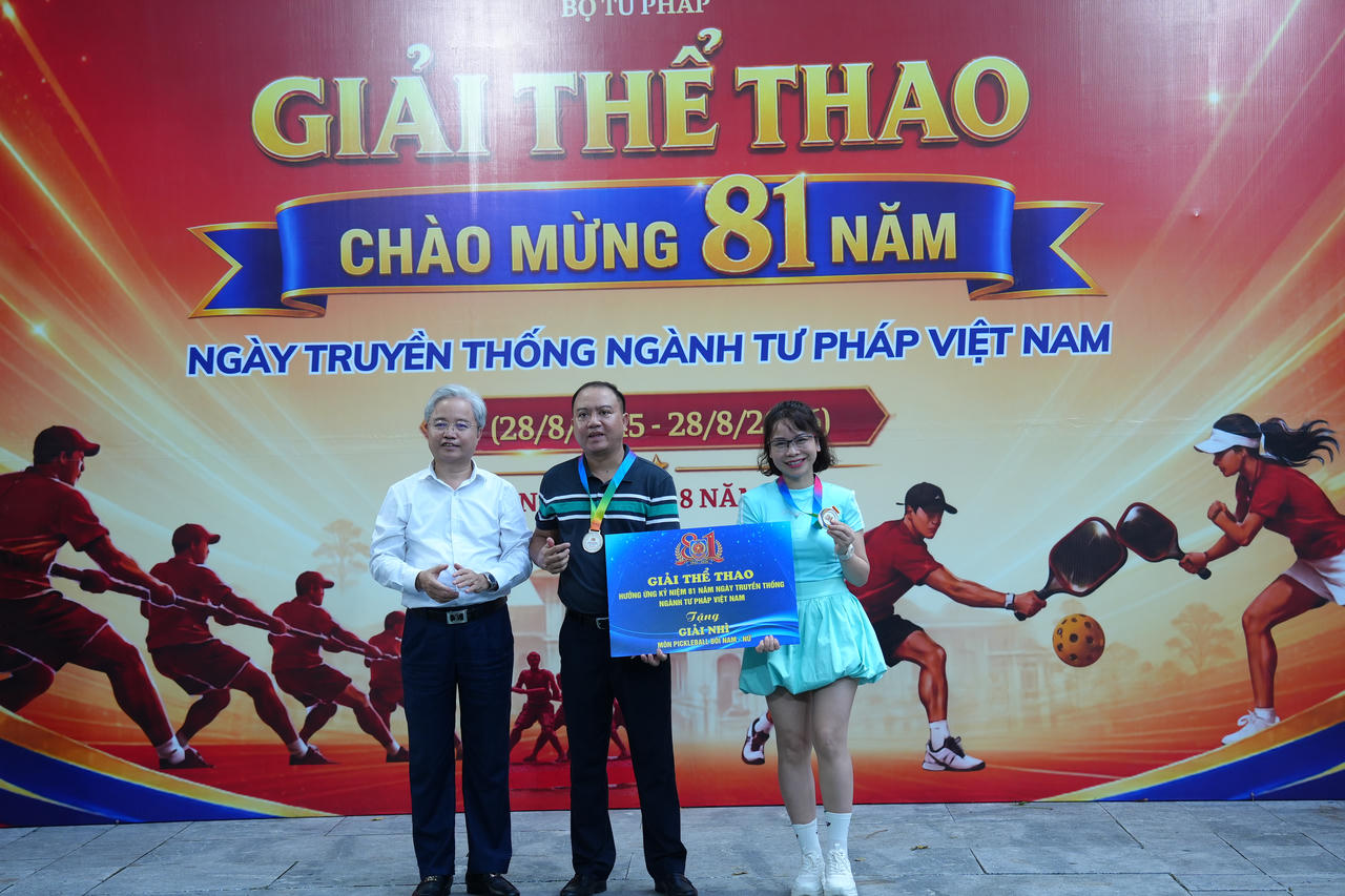 S&ocirc;i động giải thể thao mừng 81 năm ng&agrave;y truyền thống Ng&agrave;nh Tư ph&aacute;p