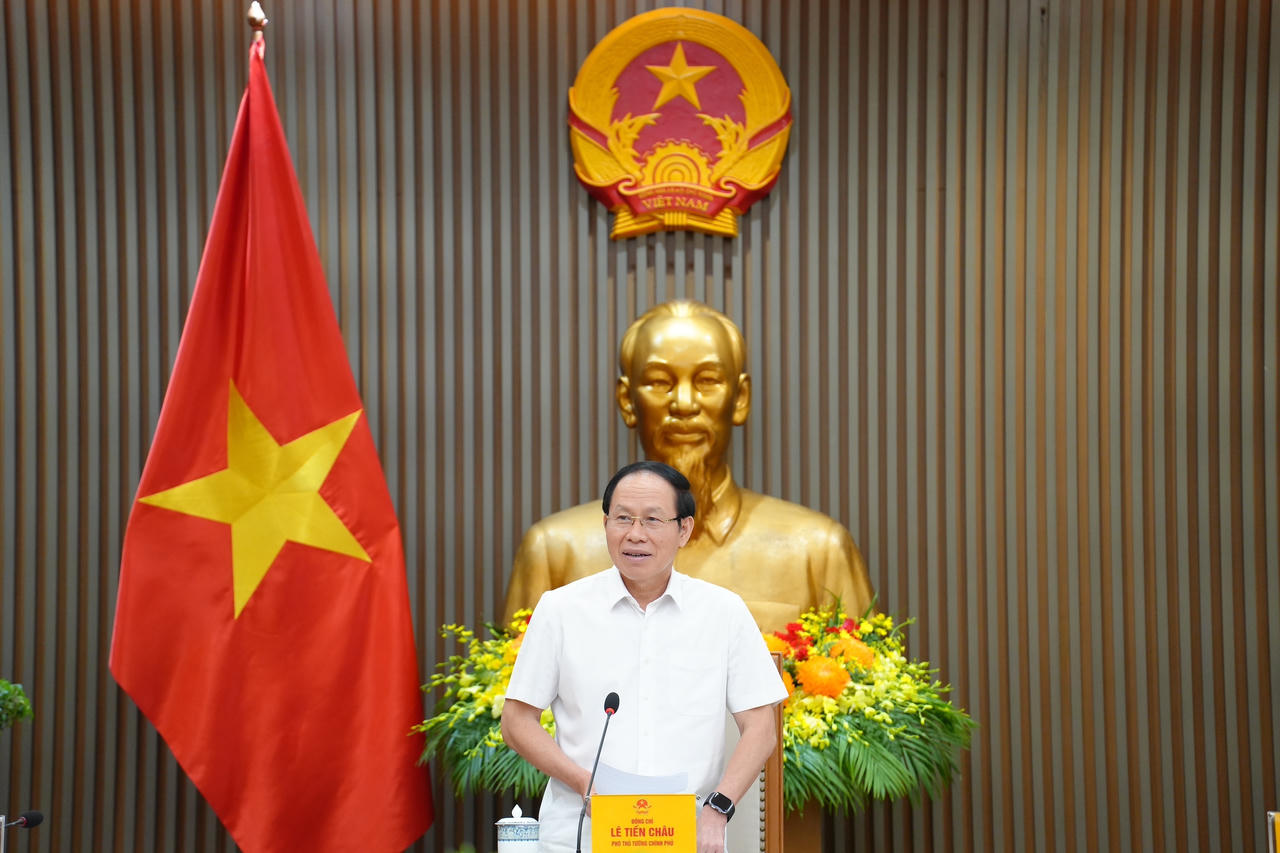 Ph&oacute; Thủ tướng L&ecirc; Tiến Ch&acirc;u kết luận một cuộc họp về c&ocirc;ng t&aacute;c tổng r&agrave; so&aacute;t