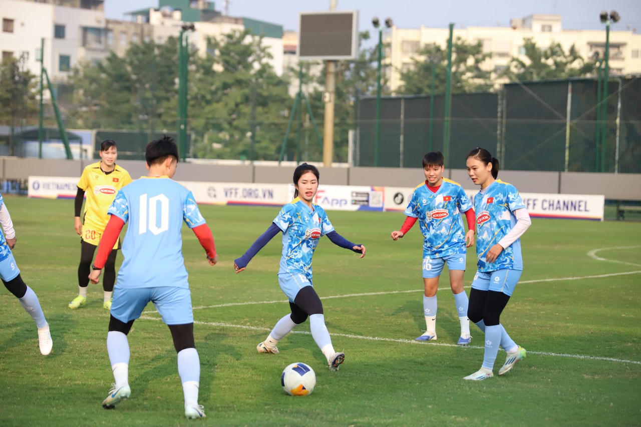 Đội tuyển nữ Việt Nam đang c&oacute; sự chuẩn bị tốt trước thềm ASIAD 2026 (Ảnh: VFF)