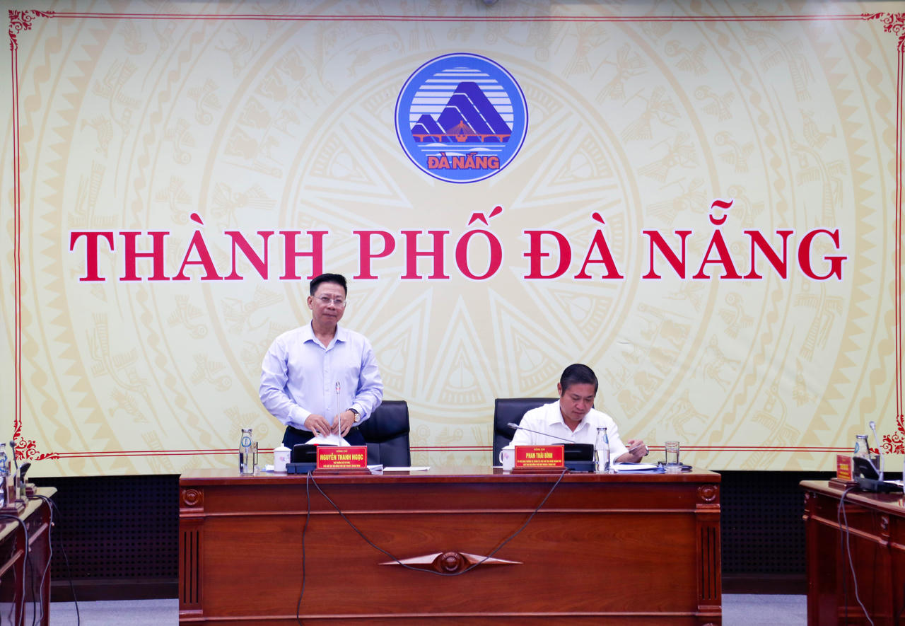 Thứ trưởng Bộ Tư ph&aacute;p, Ph&oacute; Chủ tịch Hội đồng phối hợp phổ biến, gi&aacute;o dục ph&aacute;p luật Trung ương - Nguyễn Thanh Ngọc ph&aacute;t biểu tại buổi l&agrave;m việc