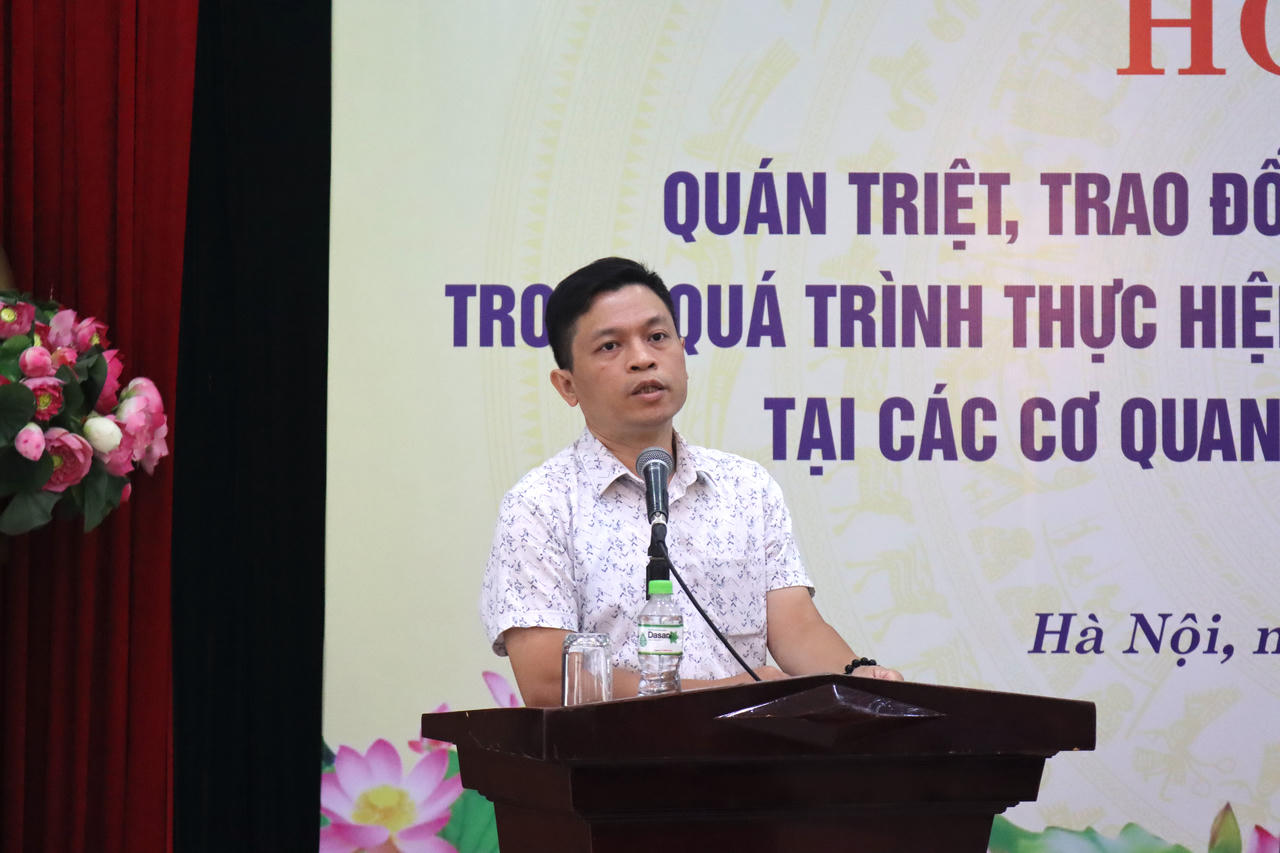 Ph&oacute; Cục trưởng L&ecirc; Thanh B&igrave;nh qu&aacute;n triệt triển khai thực hiện một số văn bản mới.