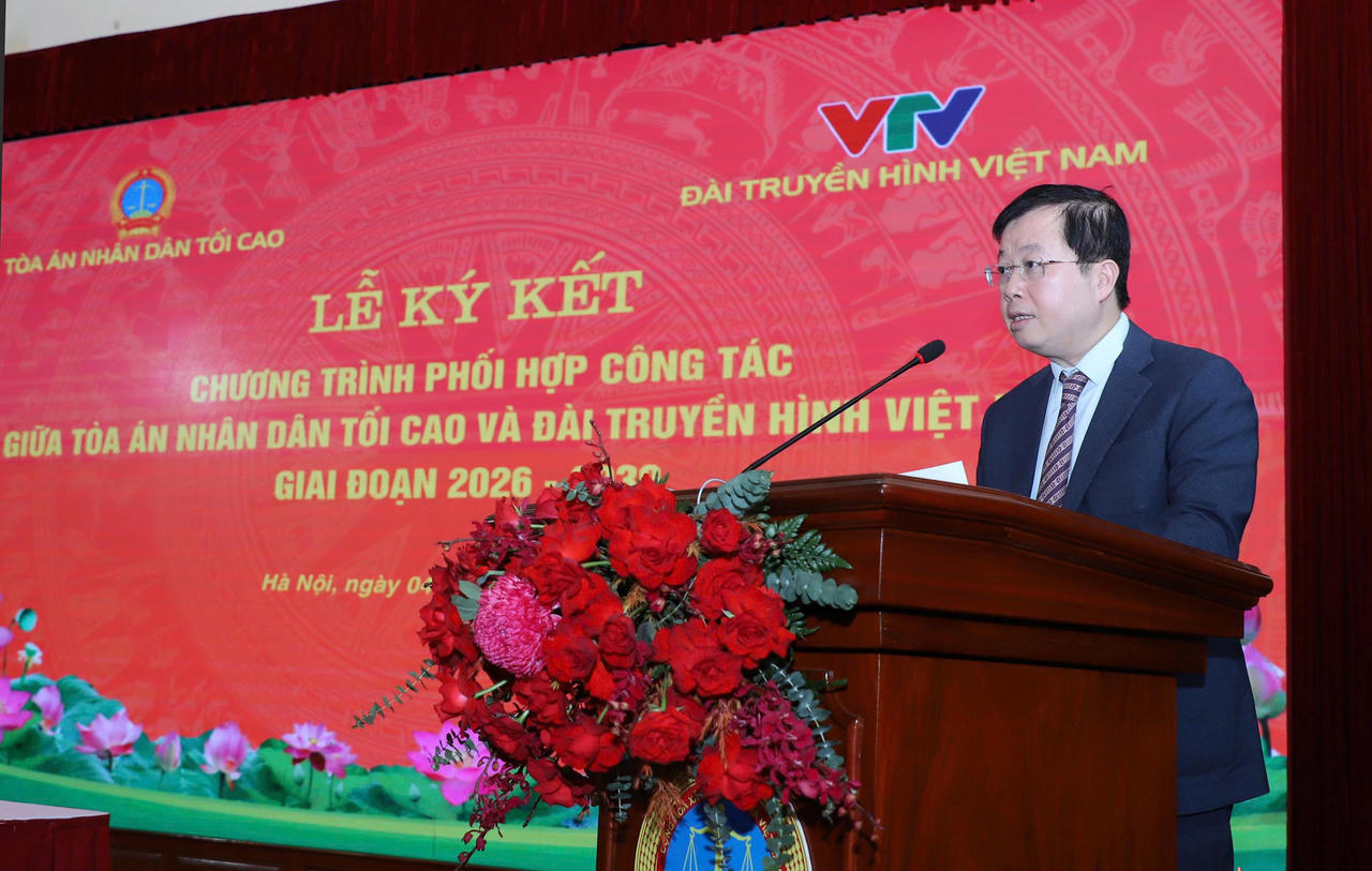 Ủy vi&ecirc;n Trung ương Đảng, Ph&oacute; Trưởng ban Tuy&ecirc;n gi&aacute;o Trung ương, B&iacute; thư Đảng ủy, Tổng Gi&aacute;m đốc Đ&agrave;i Truyền h&igrave;nh Việt Nam Nguyễn Thanh L&acirc;m.