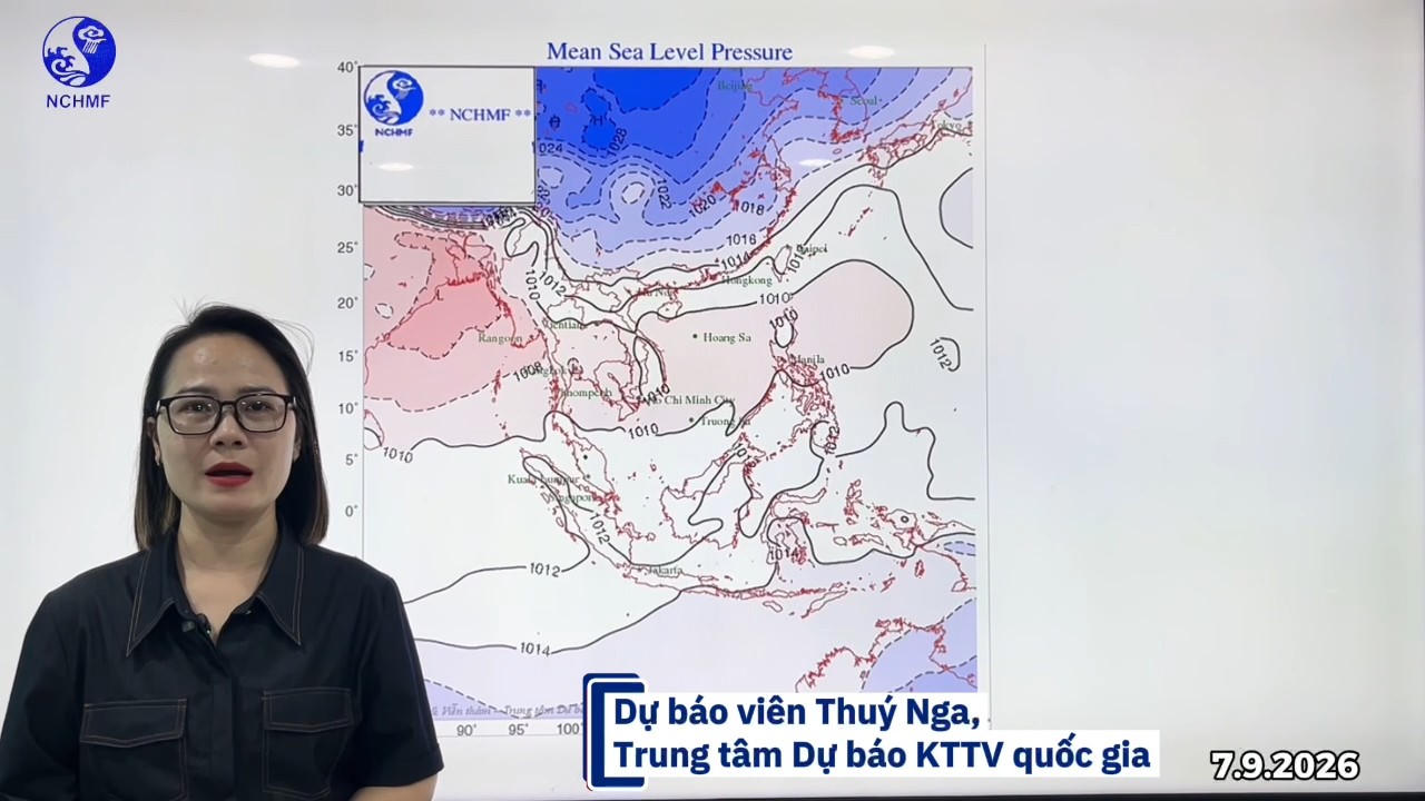 Dự b&aacute;o vi&ecirc;n Thu&yacute; Nga - Trung t&acirc;m Dự b&aacute;o KTTV quốc gia.