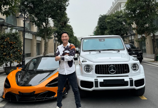 Huấn Hoa Hồng thường xuy&ecirc;n khoe d&agrave;n si&ecirc;u xe tr&ecirc;n mạng x&atilde; hội