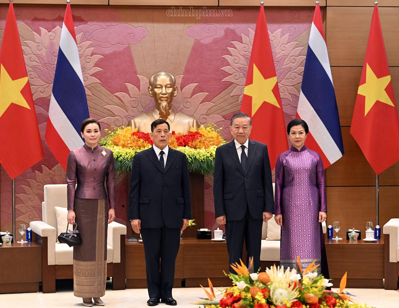 Tổng B&iacute; thư, Chủ tịch nước T&ocirc; L&acirc;m chủ tr&igrave; Lễ đ&oacute;n ch&iacute;nh thức Nh&agrave; vua Vương quốc Th&aacute;i Lan v&agrave; Ho&agrave;ng hậu- Ảnh 4.