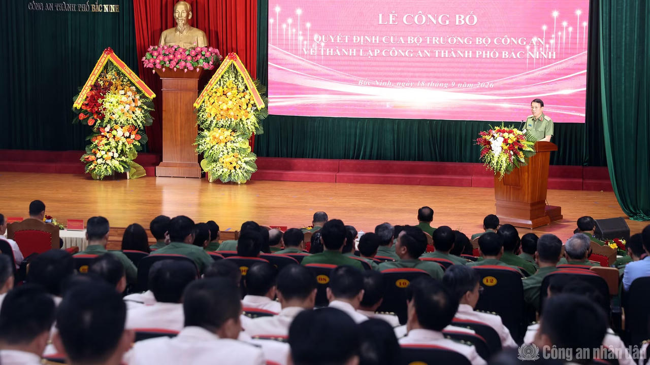 Quang cảnh buổi Lễ. Ảnh: C&ocirc;ng an nh&acirc;n d&acirc;n.