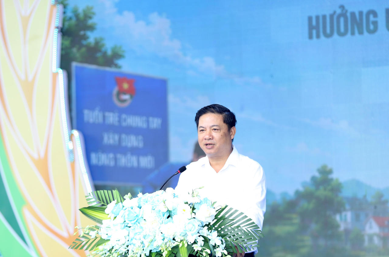 B&iacute; thư Tỉnh ủy Đắk Lắk Lương Nguyễn Minh Triết ph&aacute;t biểu tại chương tr&igrave;nh. (Ảnh: BTC)