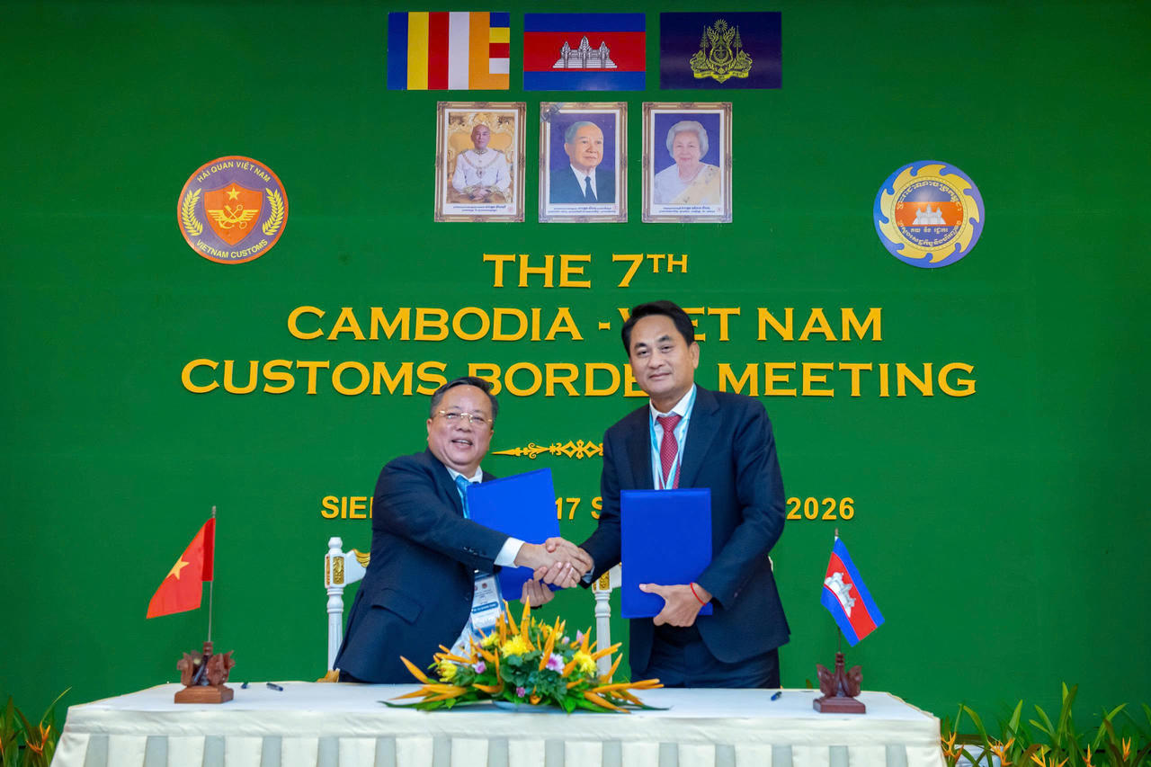 Hai b&ecirc;n thống nhất Hội nghị Hải quan Bi&ecirc;n giới Việt Nam - Campuchia lần thứ 8 sẽ được tổ chức tại Việt Nam v&agrave;o năm 2027.