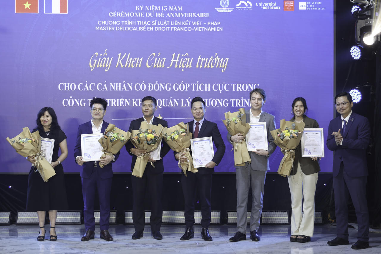Trường Đại học Luật TP HCM kỷ niệm 15 năm chương trình Thạc sĩ Luật liên kết Việt - Pháp