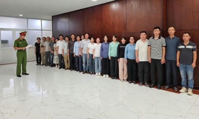 C&aacute;c đối tượng trong vụ &aacute;n.