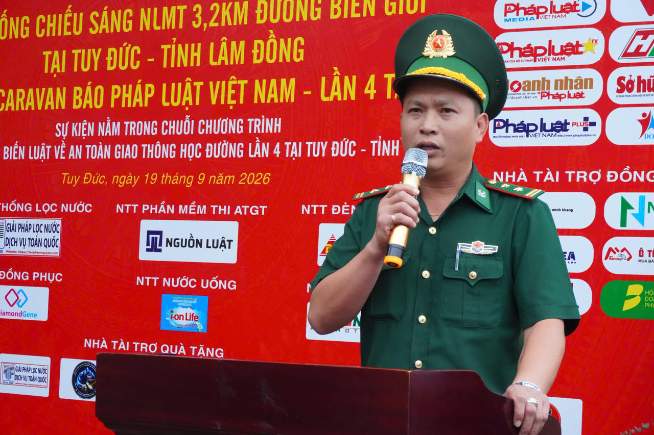 Trung t&aacute; N&ocirc;ng Văn Vui, B&iacute; thư Đảng ủy, Ch&iacute;nh trị vi&ecirc;n Đồn Bi&ecirc;n ph&ograve;ng Tuy Đức, Bộ đội Bi&ecirc;n ph&ograve;ng tỉnh L&acirc;m Đồng