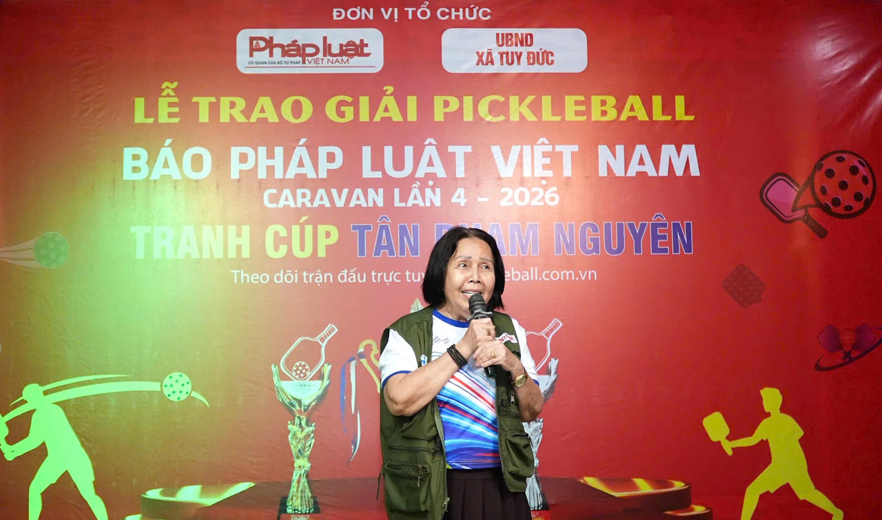 B&agrave; Trần &Aacute;nh Hoa, Chủ tịch HĐTV C&ocirc;ng ty TNHH C&ocirc;ng Nghệ M&ocirc;i Trường T&acirc;n Phạm Nguy&ecirc;n, Nh&agrave; t&agrave;i trợ V&agrave;ng chương tr&igrave;nh Caravan 2026