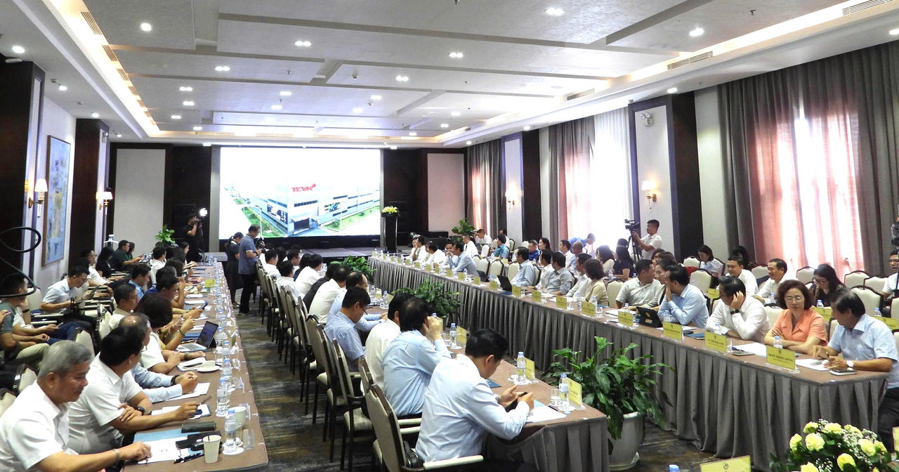 Quang cảnh Diễn đ&agrave;n Tổng Bi&ecirc;n tập lần thứ 8 - năm 2026 với chủ đề &ldquo;B&aacute;o ch&iacute; C&aacute;ch mạng Việt Nam - Cơ hội trong kh&ocirc;ng gian ph&aacute;t triển mới&rdquo;. (Ảnh: C&ocirc;ng Hoan)