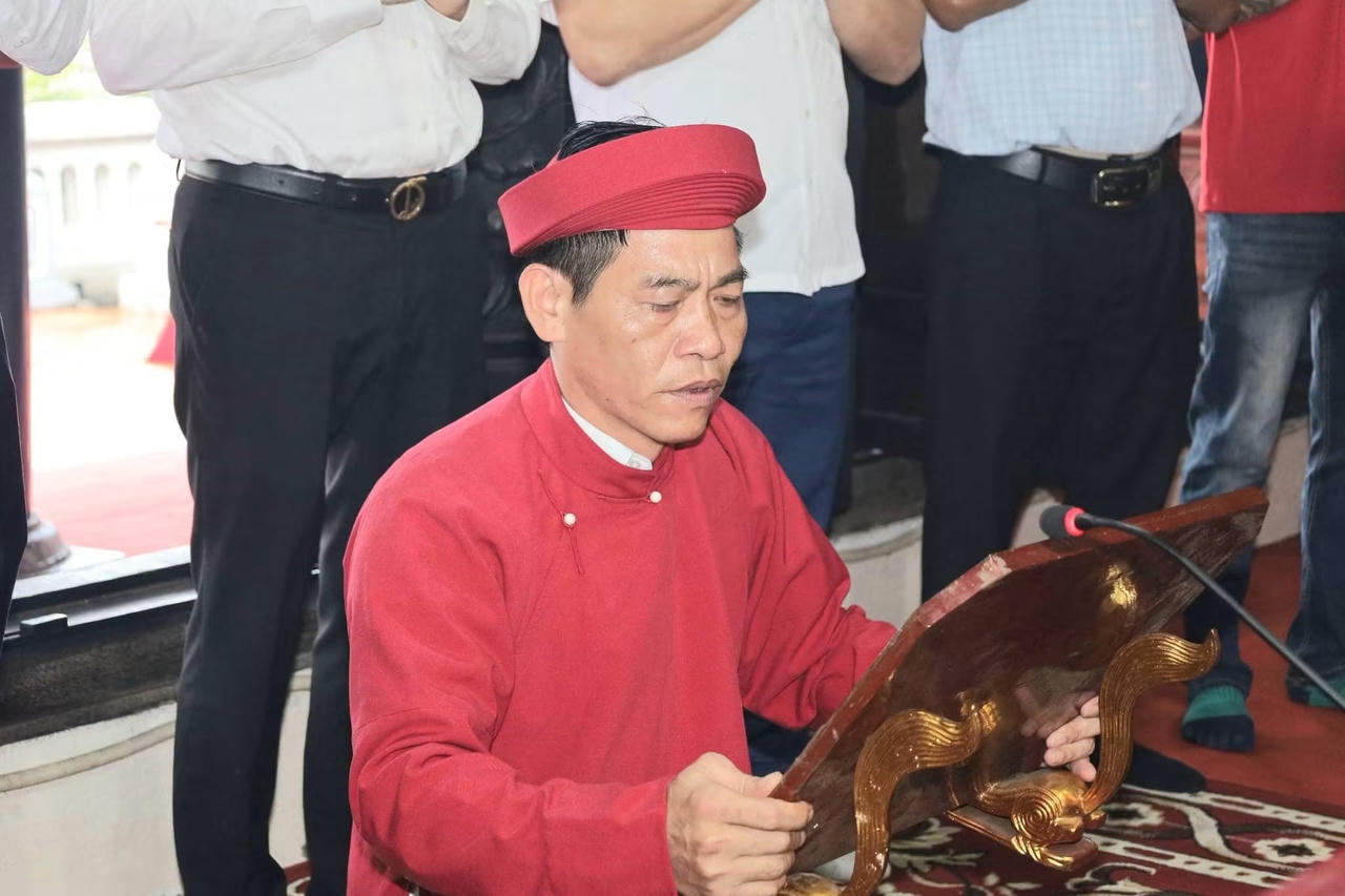 &Ocirc;ng Phạm Ho&agrave;ng Tuấn, trưởng ban tổ chức Lễ hội (Ảnh: Đồ Sơn)