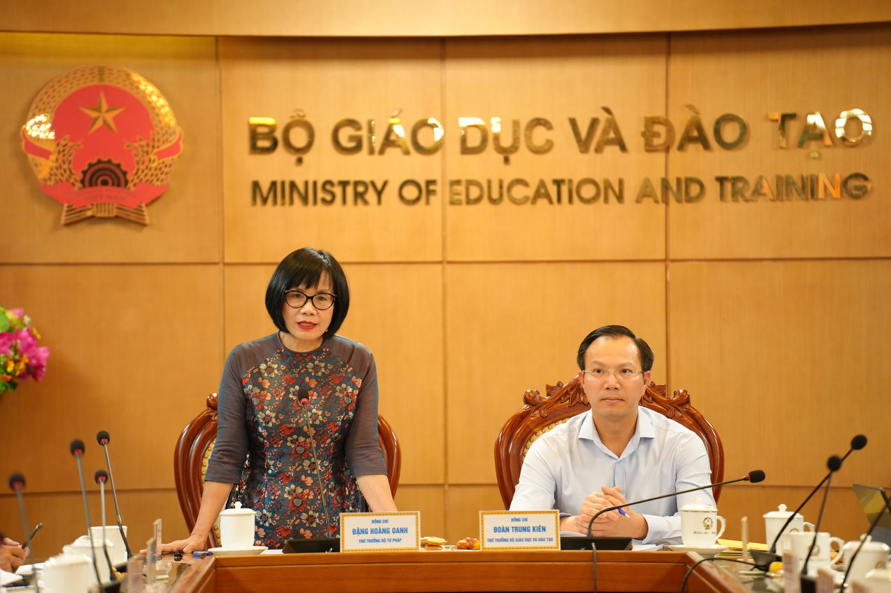 Thứ trưởng Đặng Ho&agrave;ng Oanh kết luận.