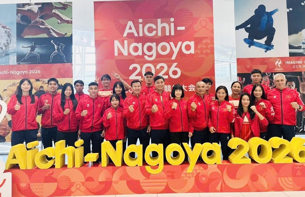Đội tuyển điền kinh Việt Nam tại ASIAD 20(Ảnh: Minh Chiến)