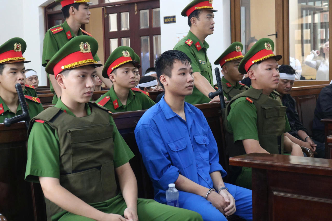 Bị c&aacute;o Nguyễn Đức Anh tại to&agrave;. Ảnh: Tiến Dũng