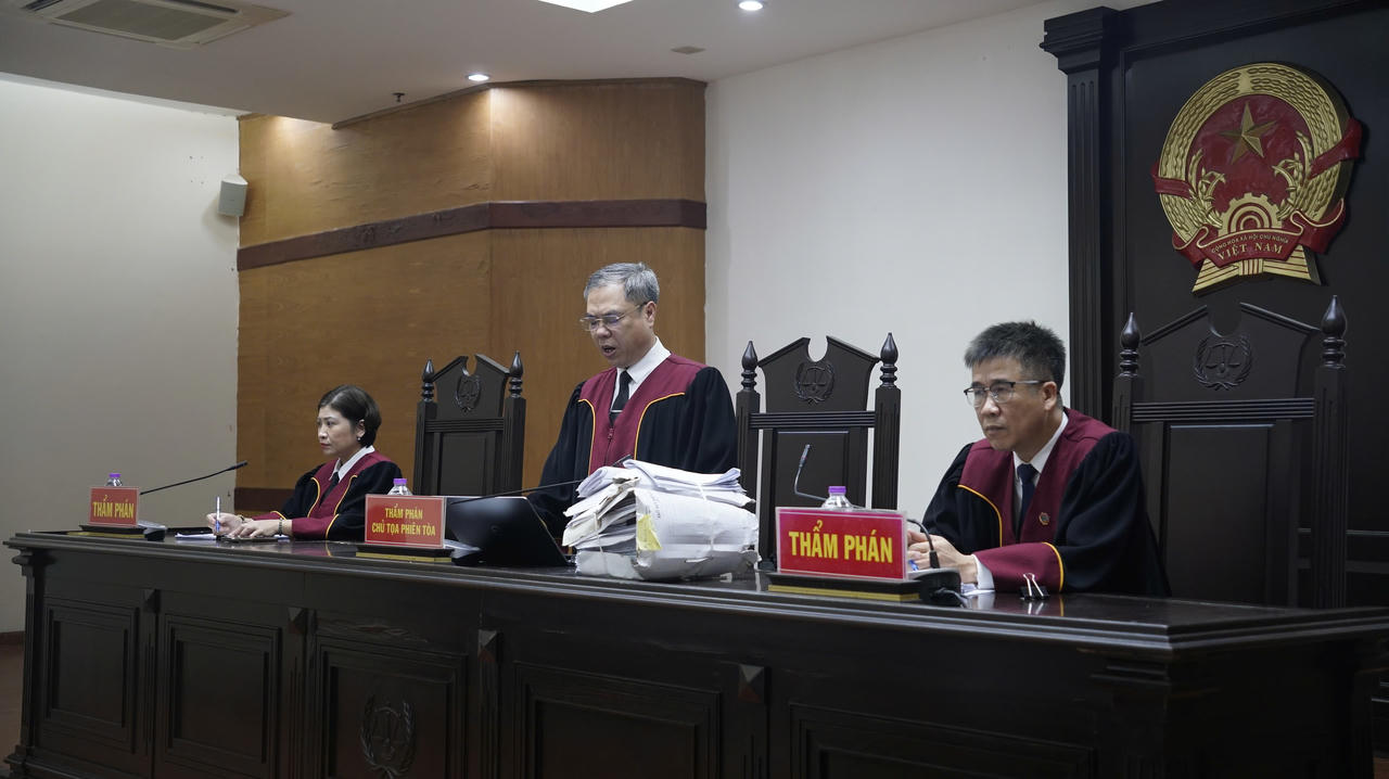 HĐXX tuy&ecirc;n &aacute;n. Ảnh: P.V.