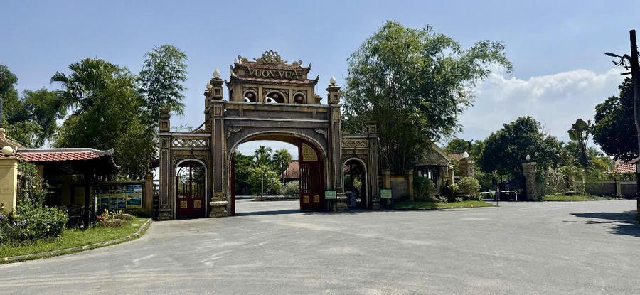 Khu du lịch, biệt thự sinh th&aacute;i, nghỉ dưỡng Vườn Vua tại x&atilde; Tu Vũ, tỉnh Ph&uacute; Thọ bị xử phạt do vi phạm trong lĩnh vực đất đai, m&ocirc;i trường.