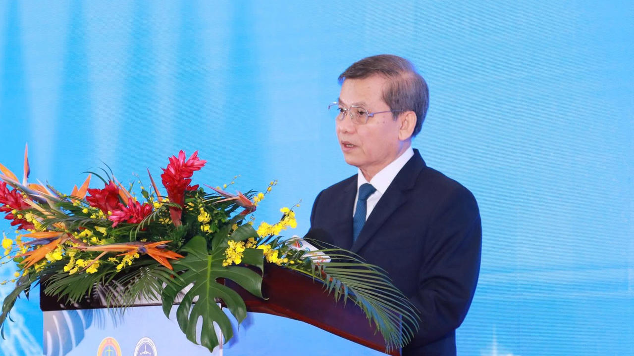 Trưởng Ban Nội ch&iacute;nh Trung ương L&ecirc; Minh Tr&iacute; ph&aacute;t biểu. (Ảnh: Tấn Việt)