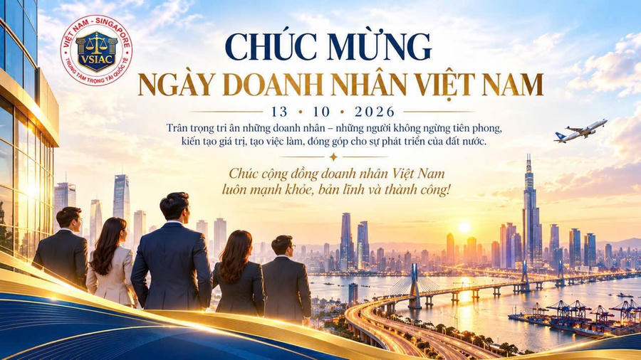 Thiệp ch&uacute;c mừng Ng&agrave;y Doanh nh&acirc;n Việt Nam. Ảnh: DK