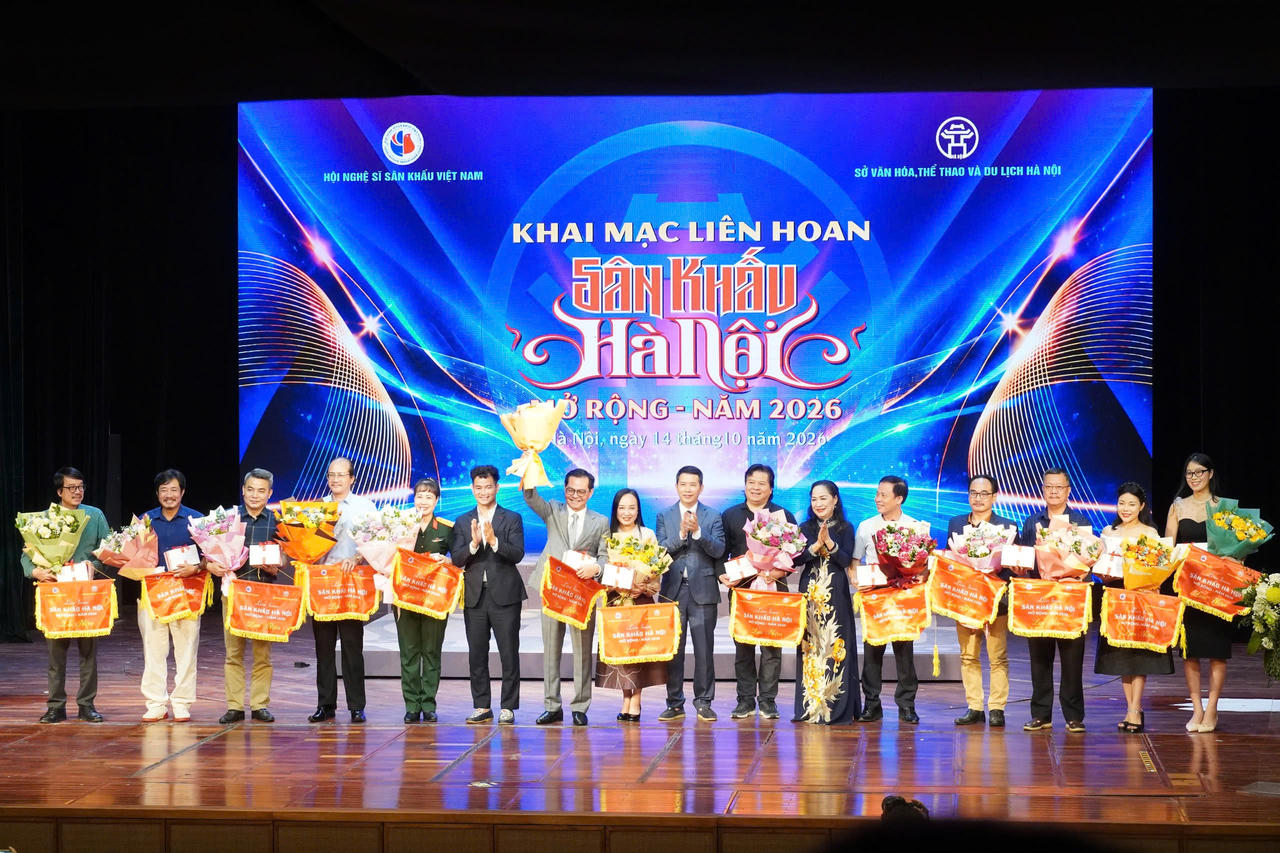 Khai mạc Li&ecirc;n hoan S&acirc;n khấu H&agrave; Nội mở rộng năm 2026