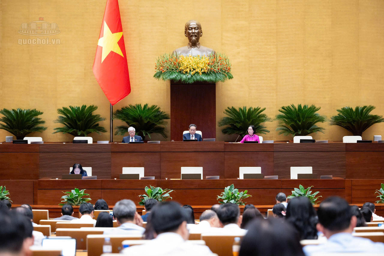 C&aacute;c đại biểu tại phi&ecirc;n họp. Ảnh: Quochoi.vn