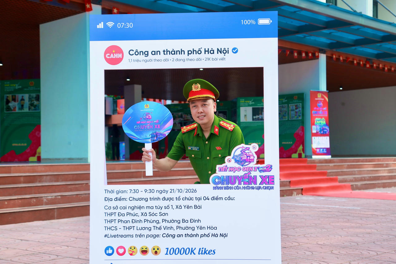 Công an TP Hà Nội: Đưa học sinh đến với thực tế Cơ sở cai nghiện để tuổi trẻ biết trân trọng tự do