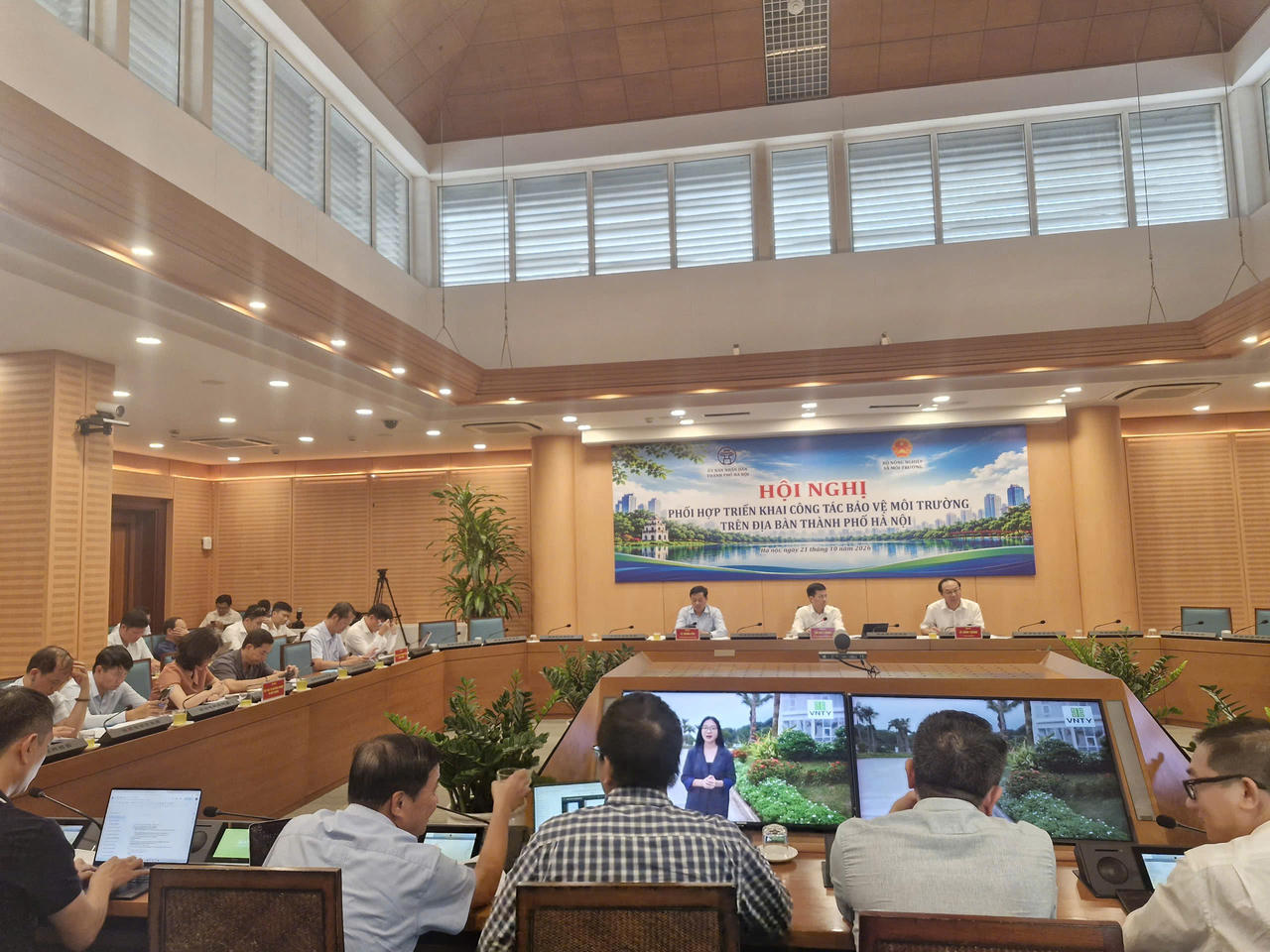 To&agrave;n cảnh buổi Hội nghị. (Ảnh: PV).
