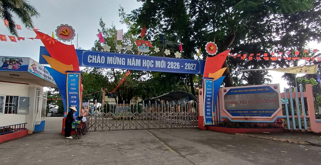 Trường Tiểu học Phước T&acirc;n, phường Phước T&acirc;n, TP. Đồng Nai.