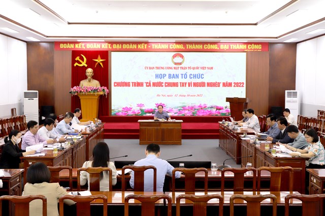 Tạo sự lan tỏa mạnh mẽ cho chương trình 'Cả nước chung tay vì người nghèo' năm 2022