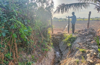 Ninh Thuận: Mương nước bị lấp, dân kêu, chính quyền... "bó tay"?